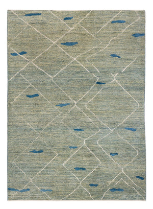 Berber Teppich - 236 x 172 cm - hellgrün