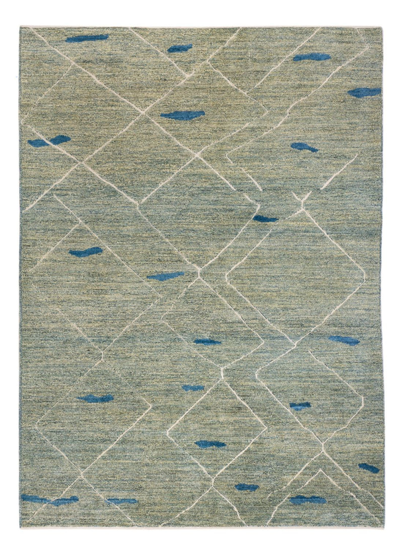 Berber Teppich - 236 x 172 cm - hellgrün