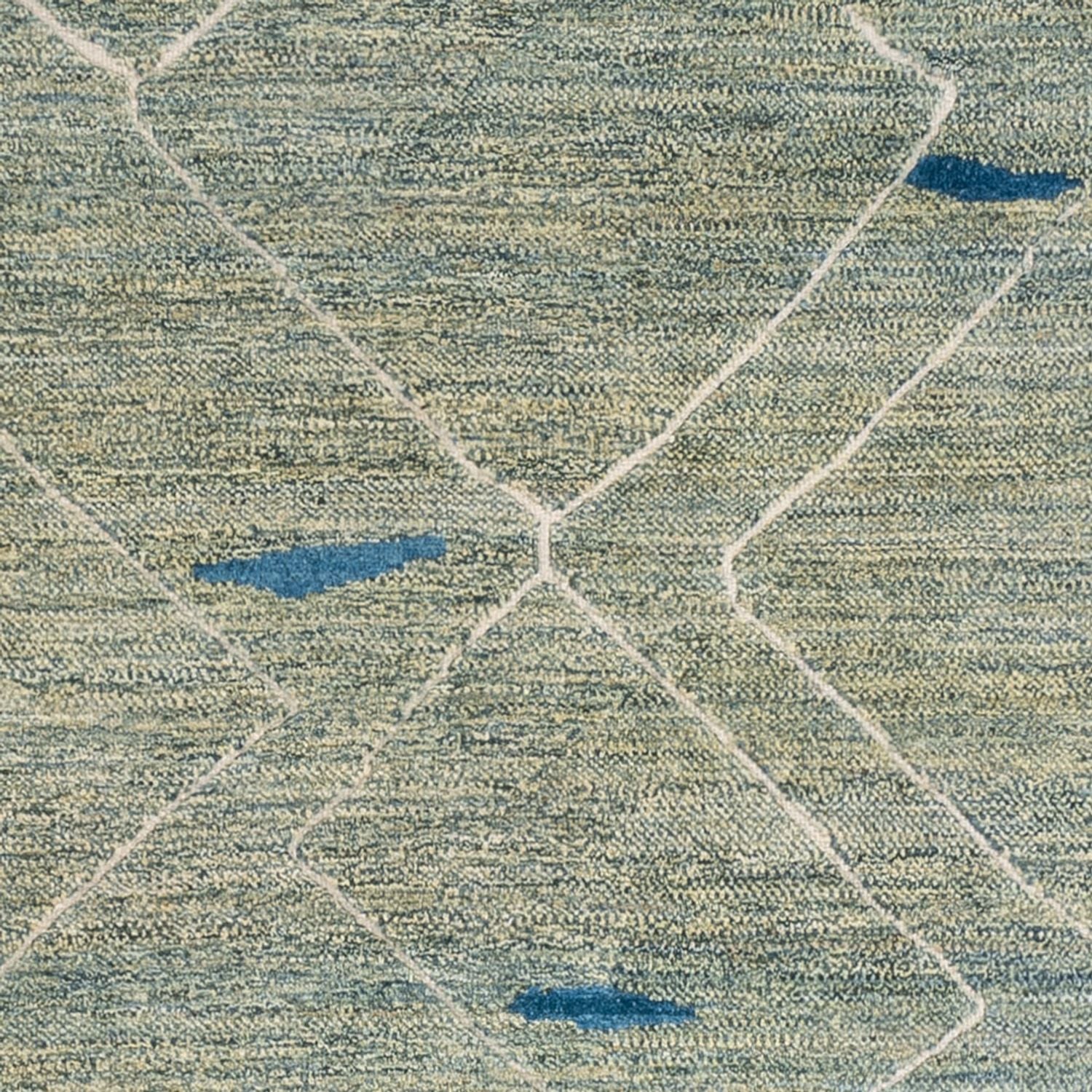 Berber Teppich - 236 x 172 cm - hellgrün