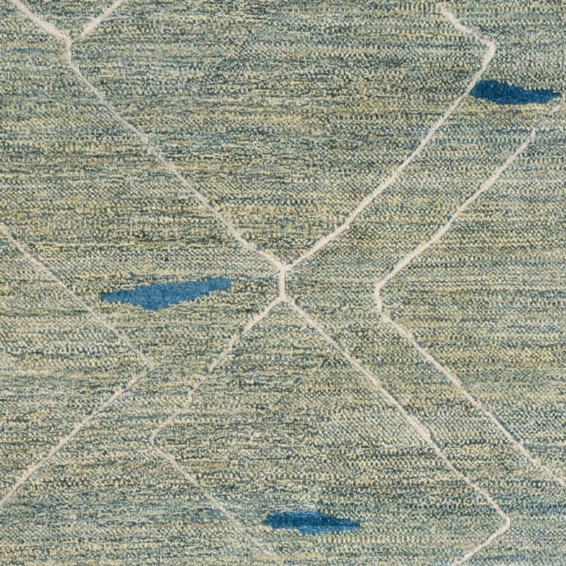 Berber Teppich - 236 x 172 cm - hellgrün