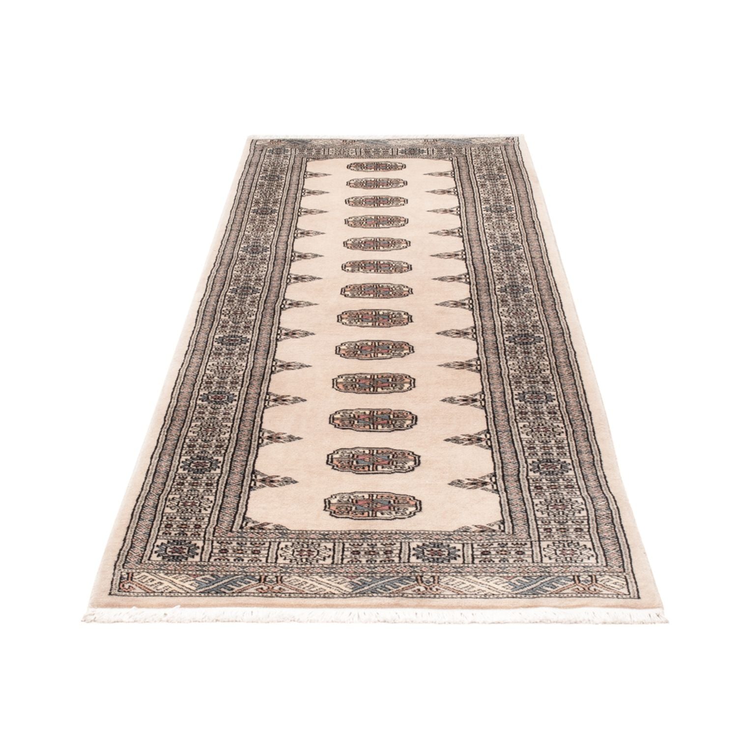 Läufer Pakistan - 246 x 78 cm - beige