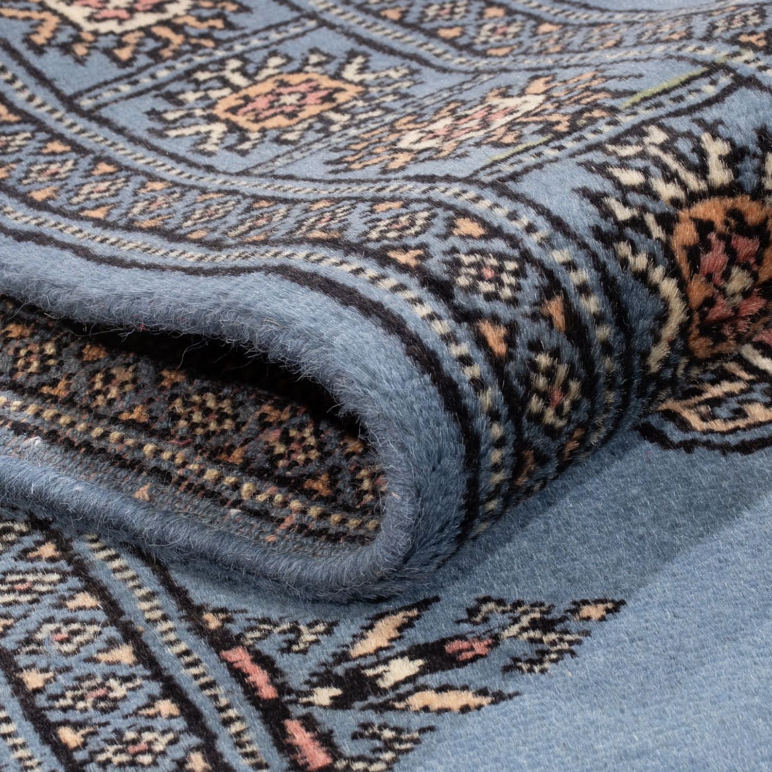 Läufer Pakistan - 196 x 77 cm - blau
