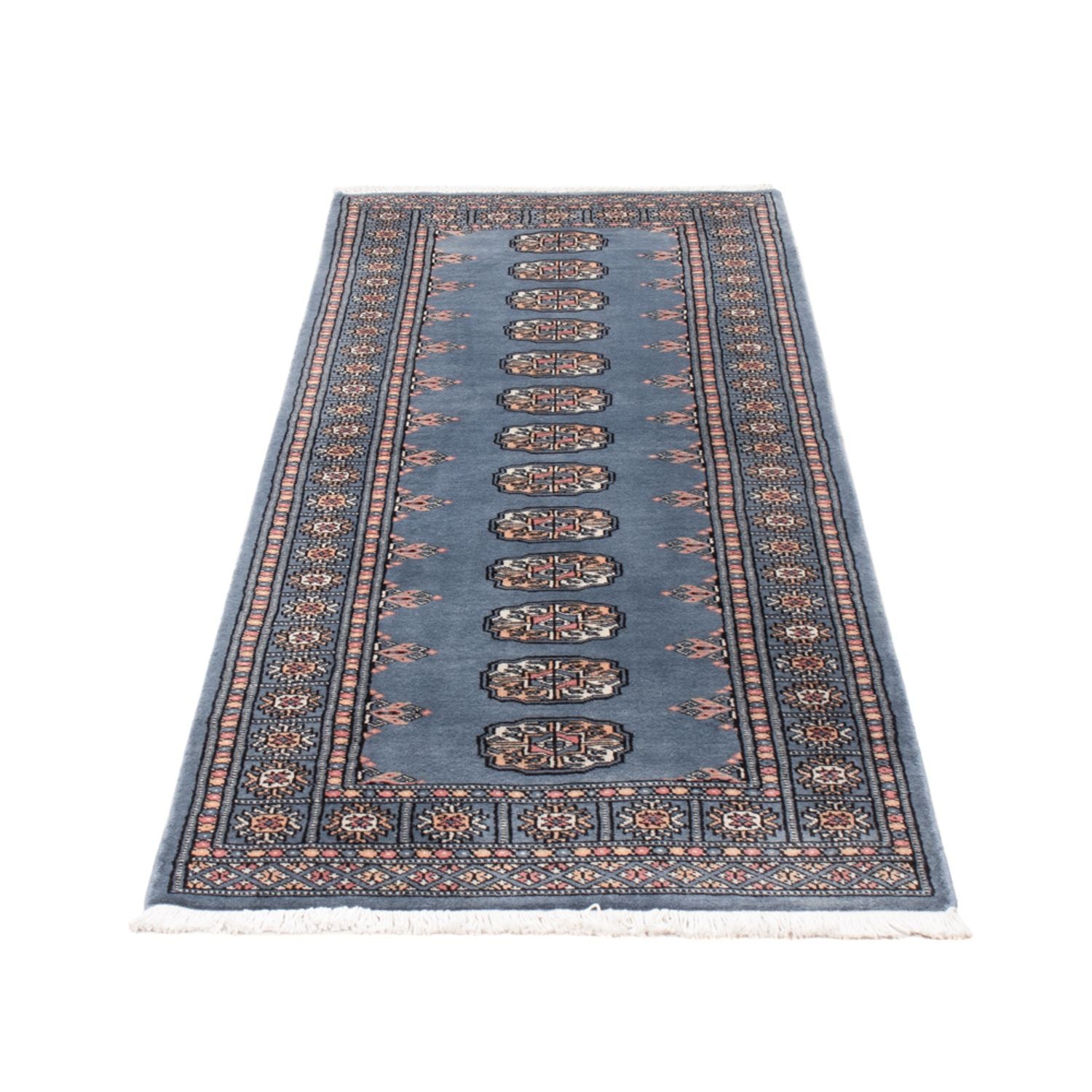 Läufer Pakistan - 209 x 76 cm - blau