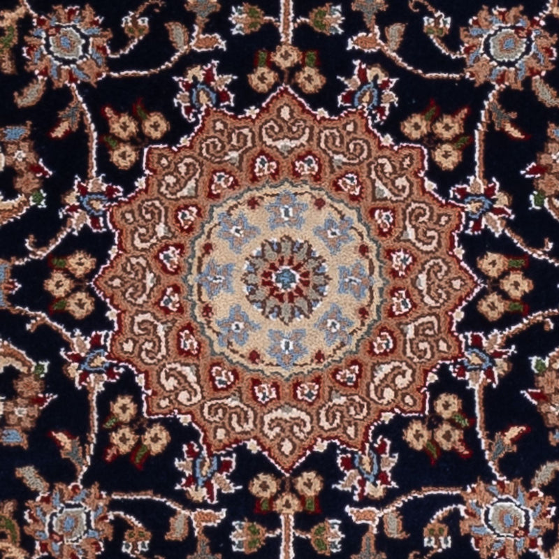 Läufer Orient - Nain - Indus - 253 x 81 cm - dunkelblau