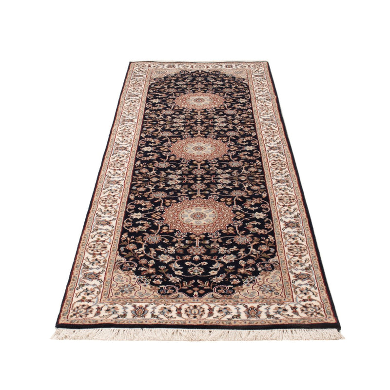 Läufer Orient - Nain - Indus - 253 x 81 cm - dunkelblau
