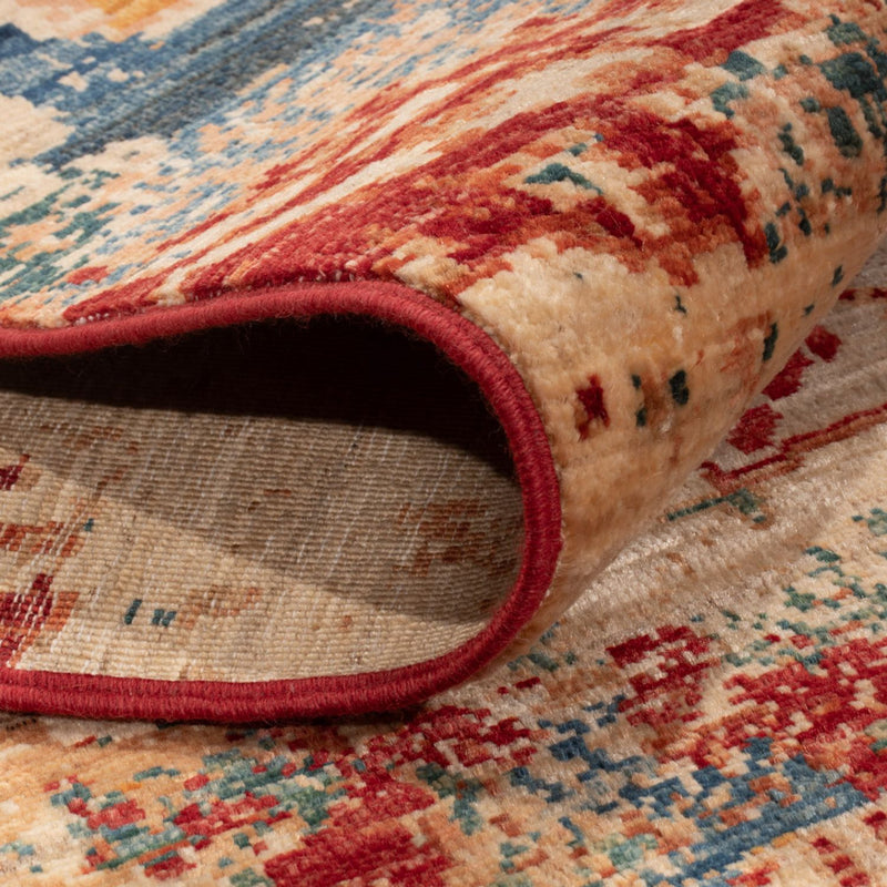 Designer Teppich - 198 x 155 cm - mehrfarbig