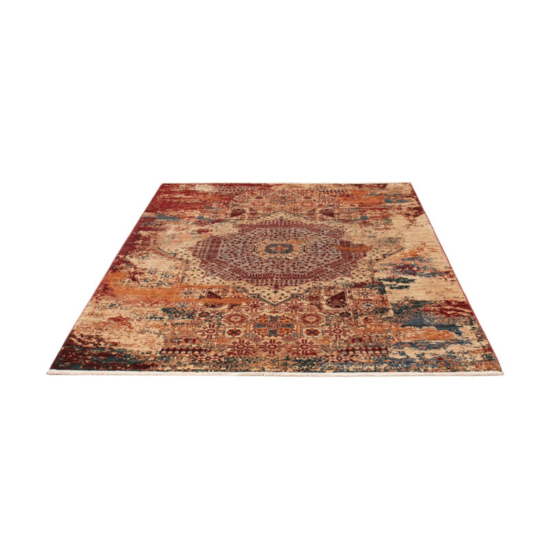 Designer Teppich - 198 x 155 cm - mehrfarbig