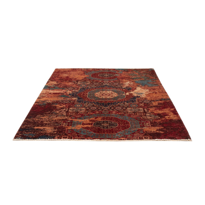Designer Teppich - 195 x 156 cm - mehrfarbig