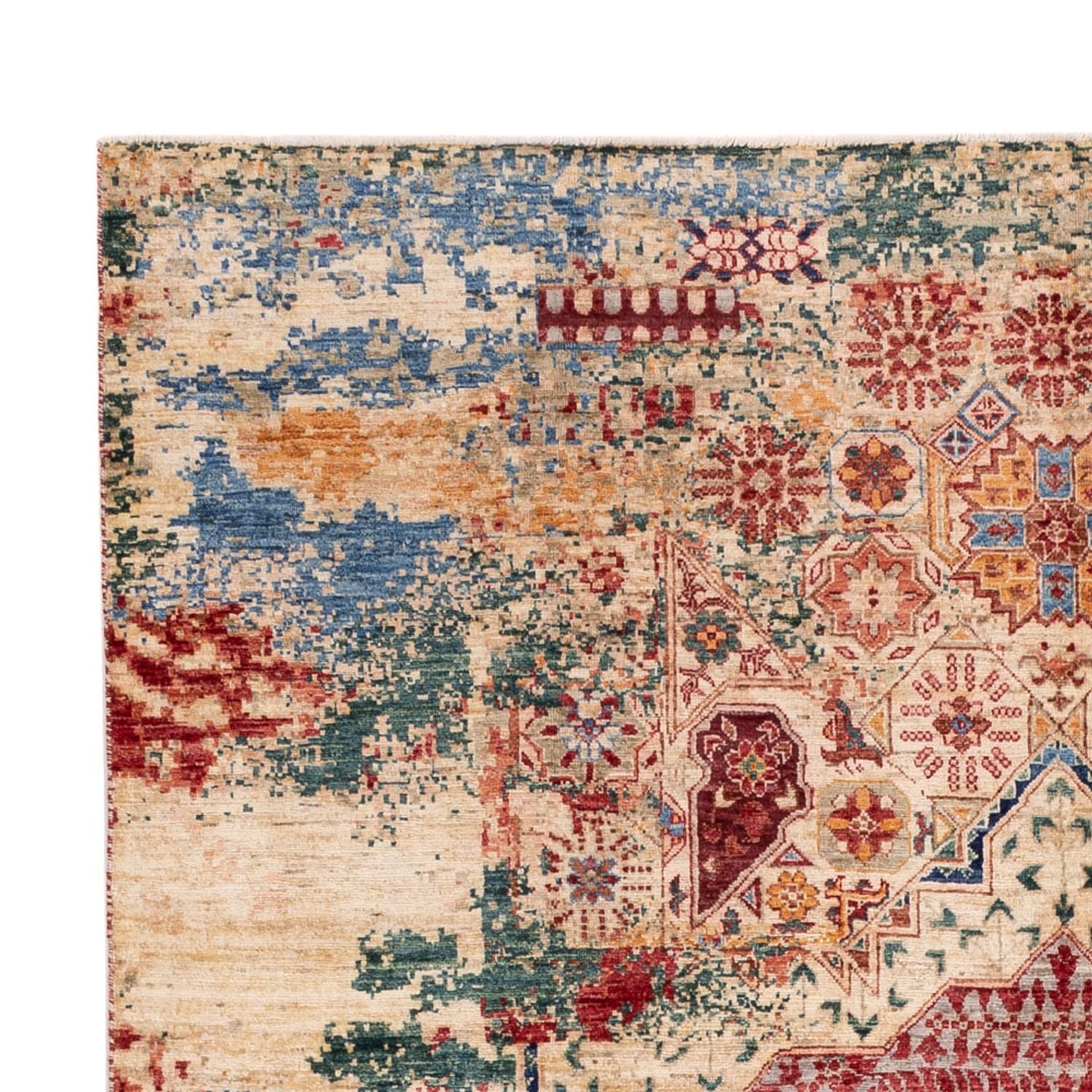 Designer Teppich - 236 x 169 cm - mehrfarbig