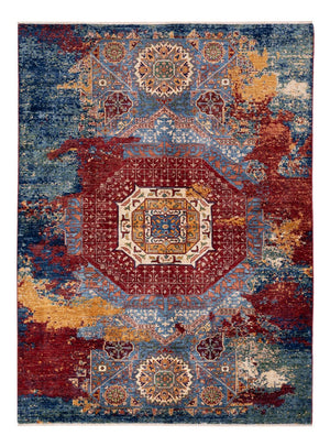 Designer Teppich - 237 x 174 cm - mehrfarbig