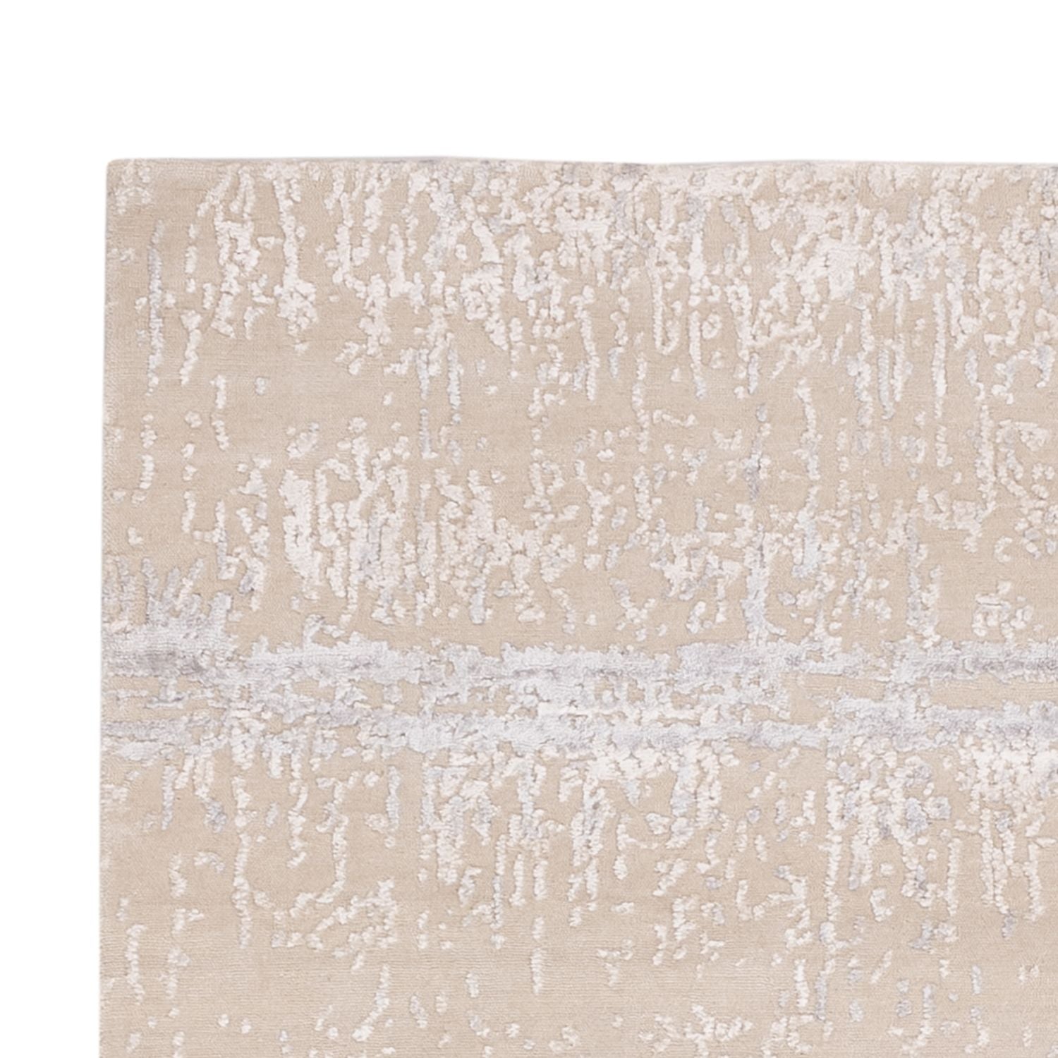 Designer Teppich - 208 x 151 cm - beige