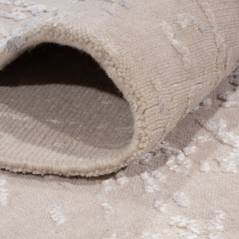 Designer Teppich - 208 x 151 cm - beige