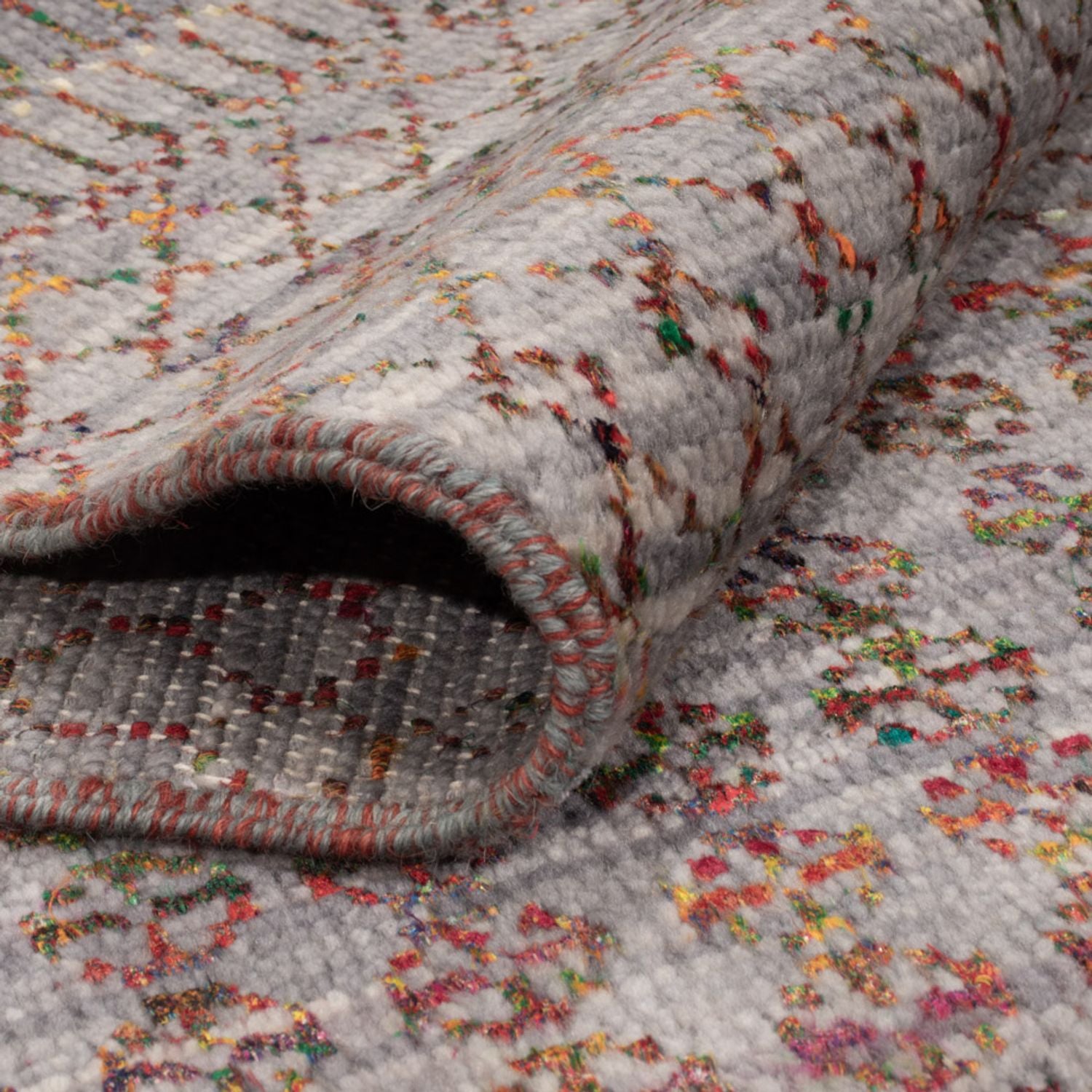 Designer Teppich - 200 x 150 cm - dunkelblau