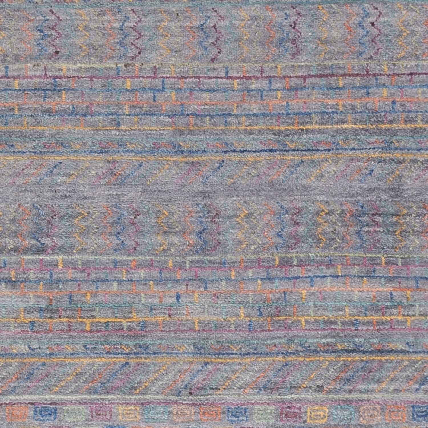 Designer Teppich - 205 x 152 cm - dunkelblau