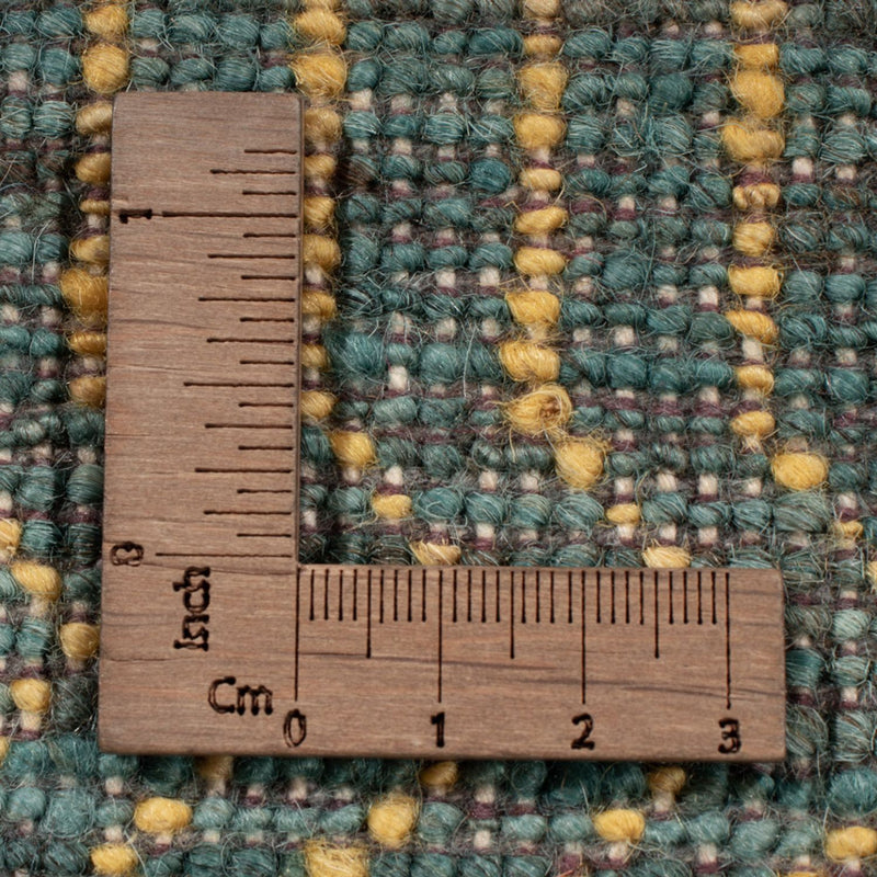 Designer Teppich - 196 x 152 cm - dunkelgrün