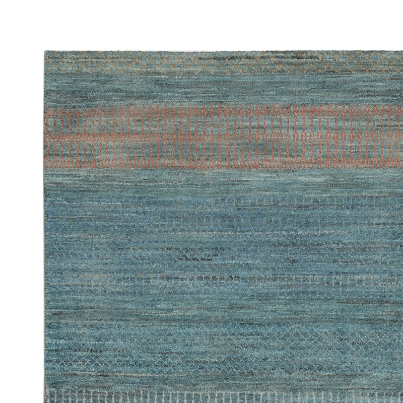 Designer Teppich - 195 x 154 cm - dunkelgrün