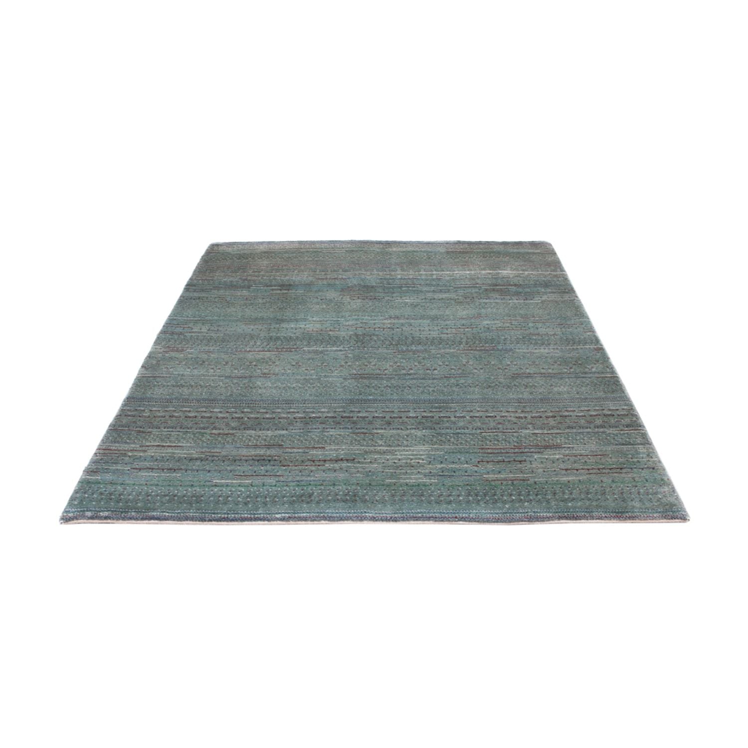 Gabbeh Teppich - Perser - 208 x 136 cm - dunkelgrün