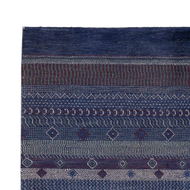 Gabbeh Teppich - Perser - 191 x 140 cm - dunkelblau