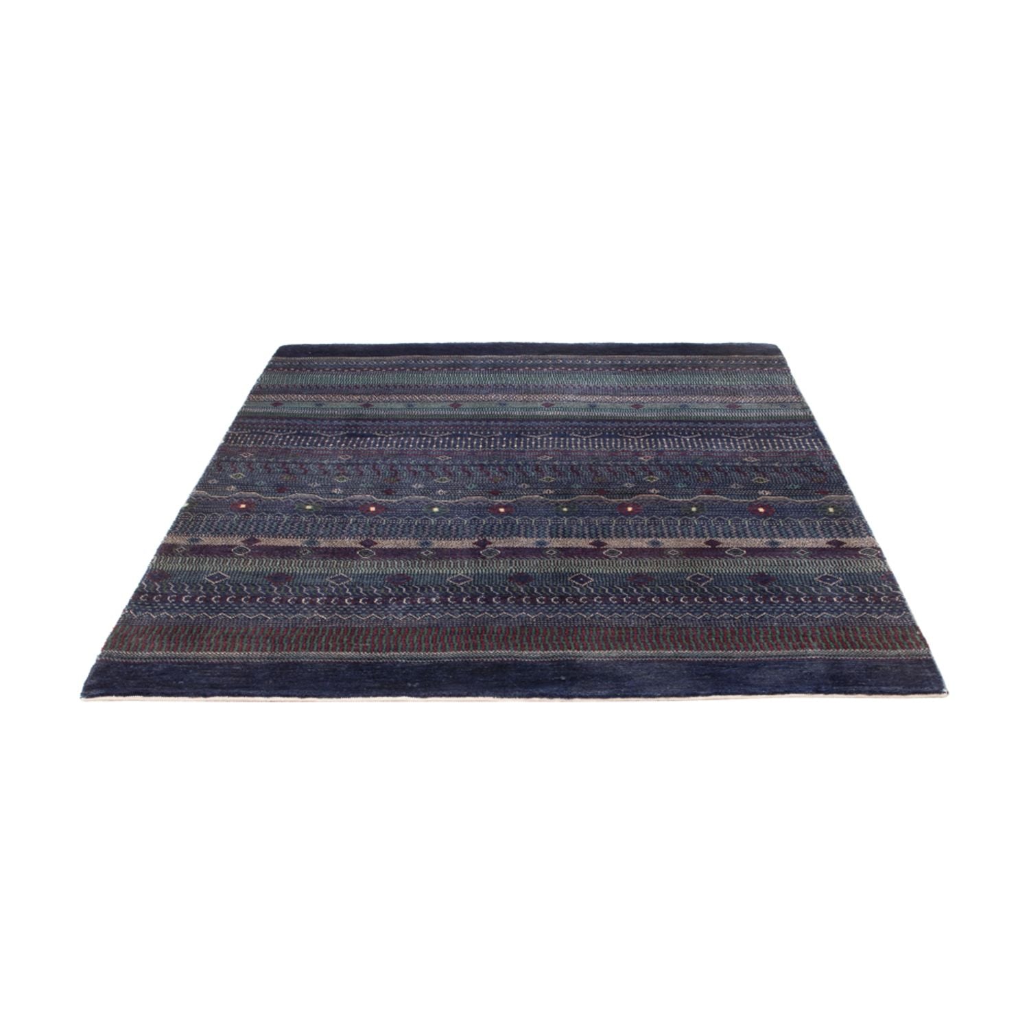 Gabbeh Teppich - Perser - 191 x 140 cm - dunkelblau