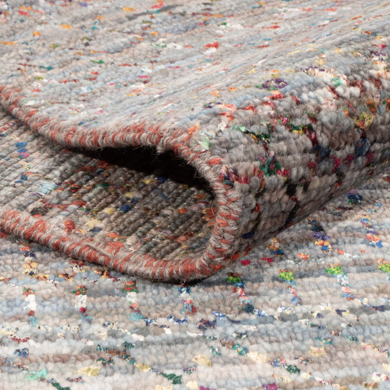 Designer Teppich - 203 x 154 cm - mehrfarbig
