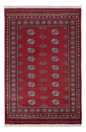 Pakistan Teppich - 213 x 139 cm - rot