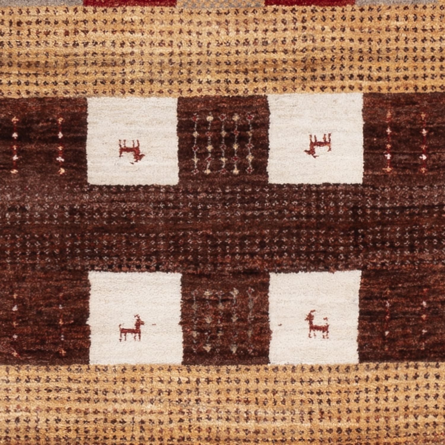Gabbeh Teppich - Loribaft Indus - 204 x 143 cm - mehrfarbig