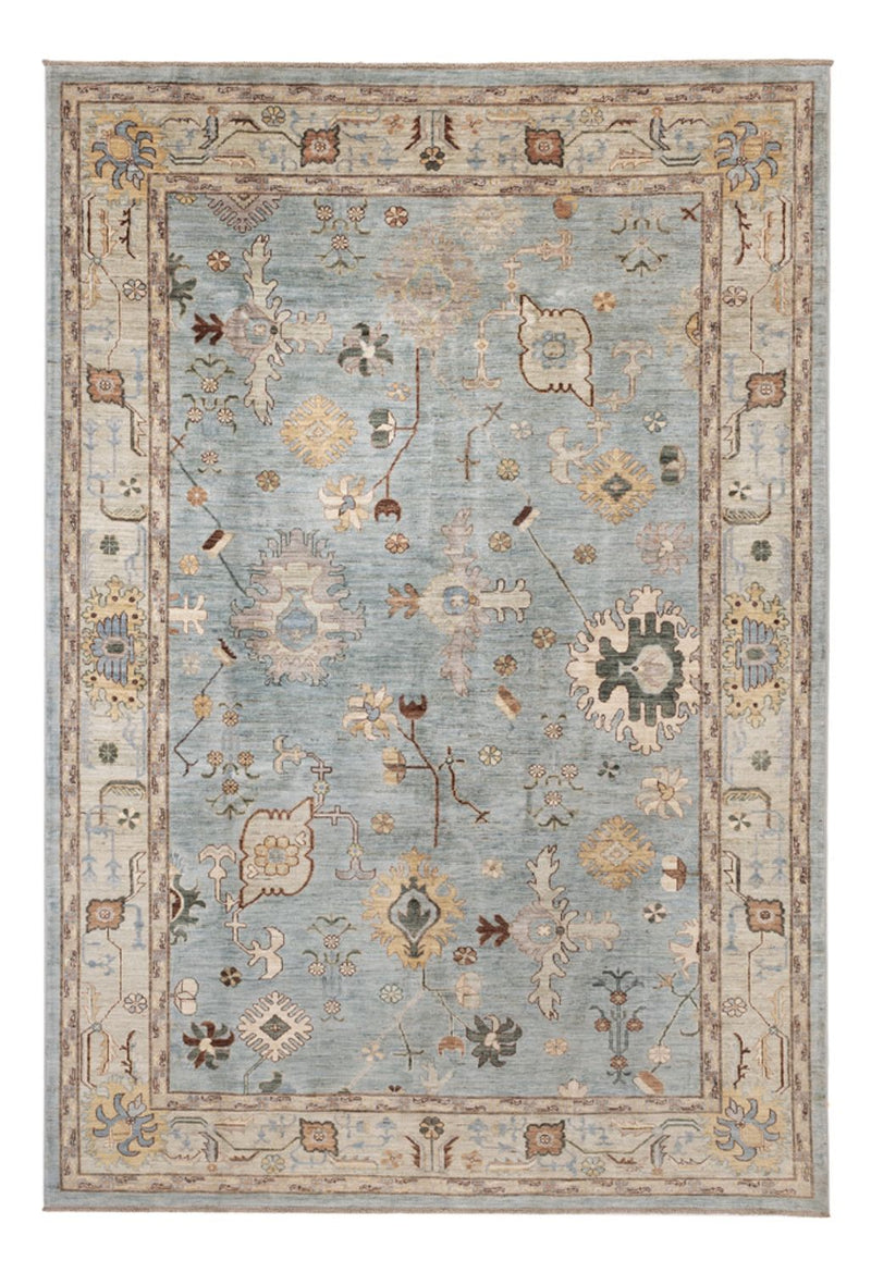 Ziegler Teppich - Usak - 296 x 200 cm - hellblau