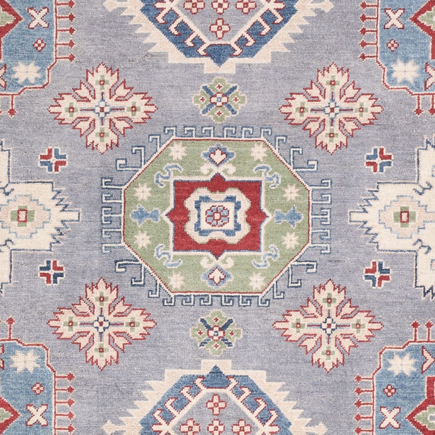 Ziegler Teppich - Kazak - 302 x 246 cm - seeblau
