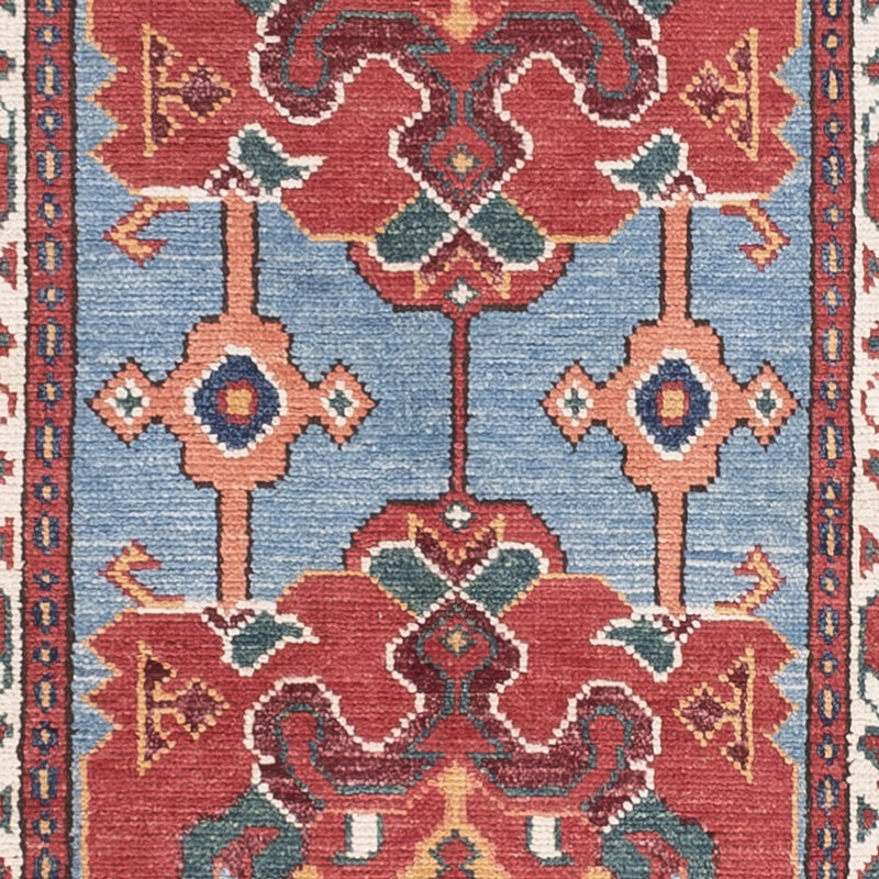 Läufer Ziegler - Kazak - 287 x 75 cm - blau