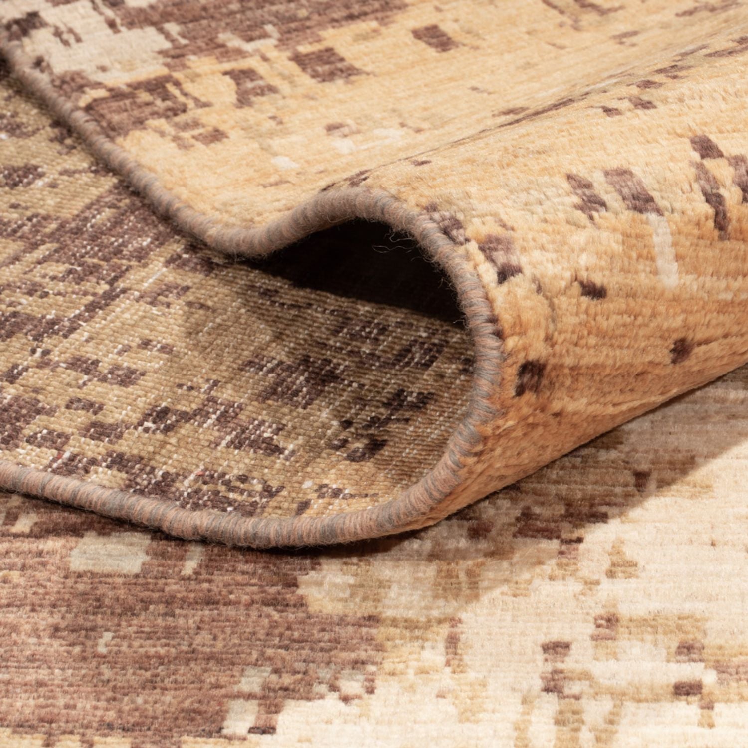 Designer Teppich - 299 x 243 cm - beige