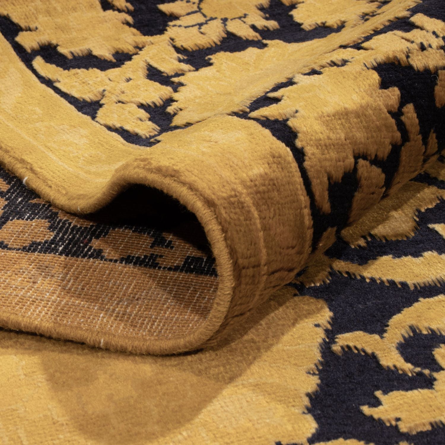 Designer Teppich - 314 x 242 cm - gold