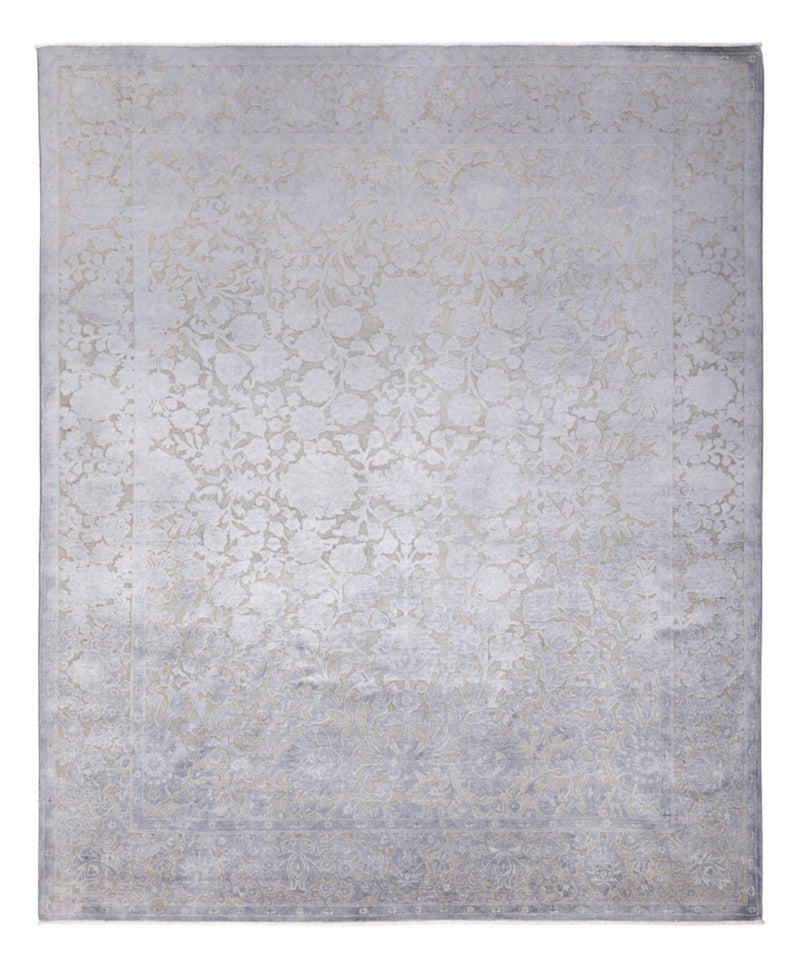 Designer Teppich - 295 x 246 cm - silber