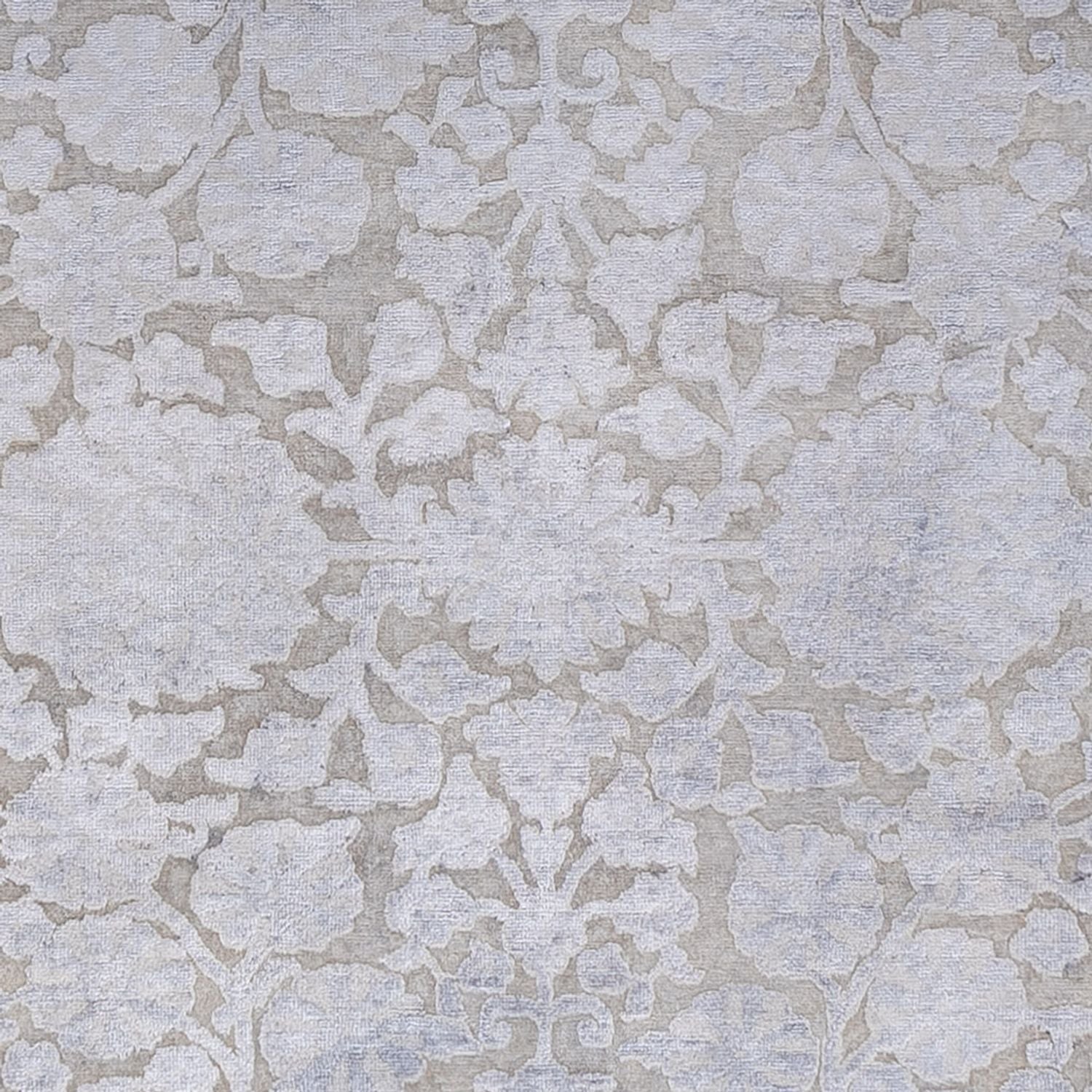 Designer Teppich - 295 x 246 cm - silber