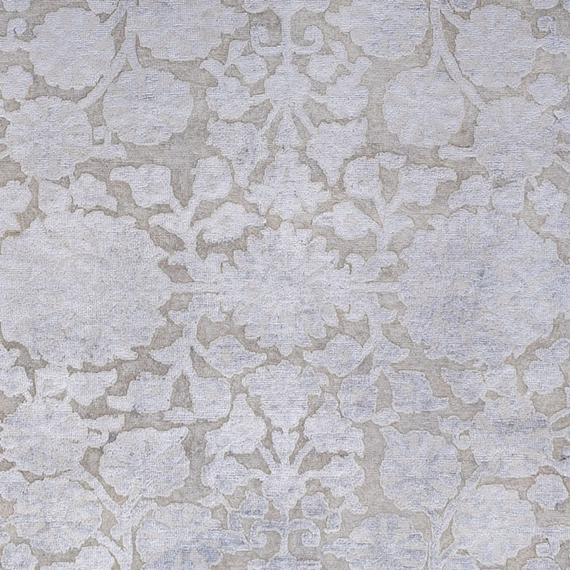 Designer Teppich - 295 x 246 cm - silber