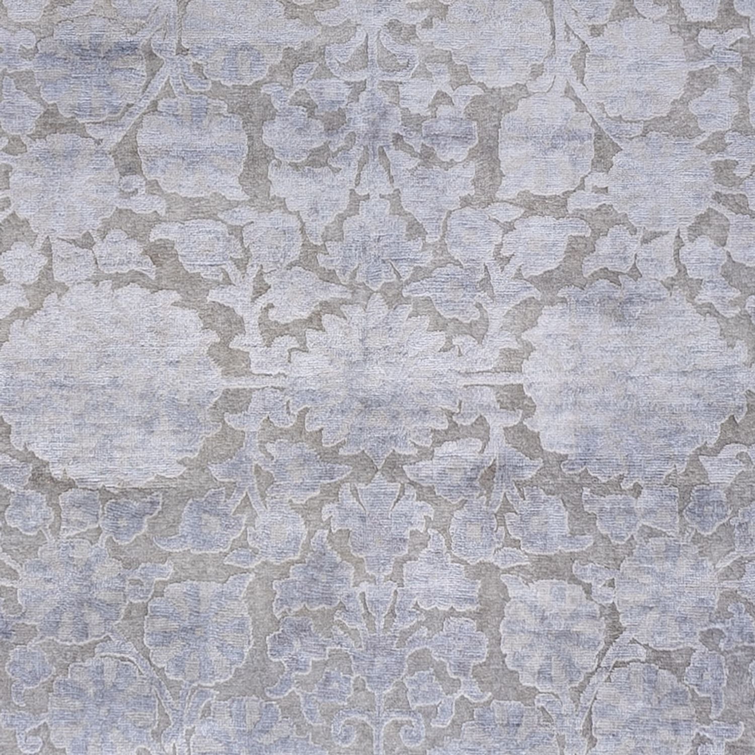 Designer Teppich - 294 x 246 cm - silber