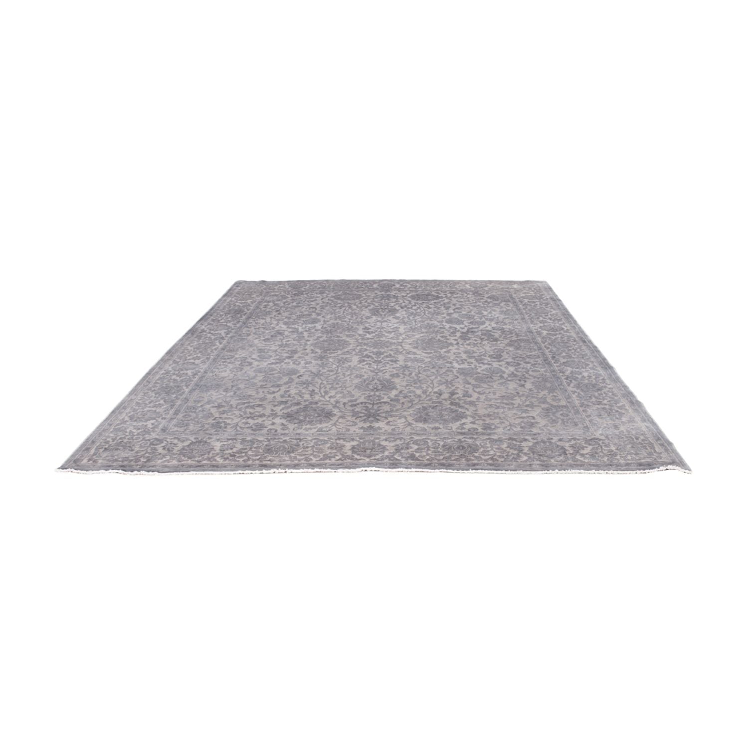 Designer Teppich - 294 x 246 cm - silber