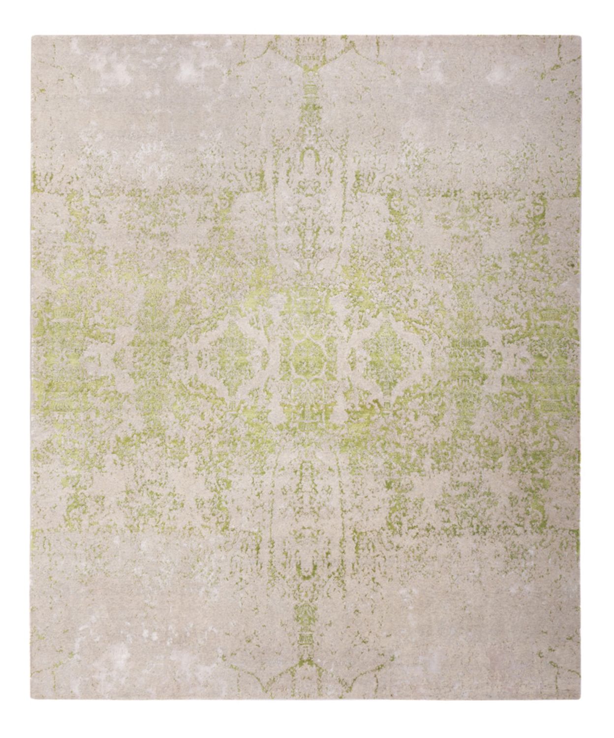 Designer Teppich - 302 x 250 cm - hellgrün