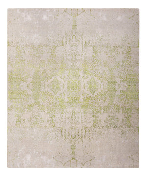 Designer Teppich - 302 x 250 cm - hellgrün
