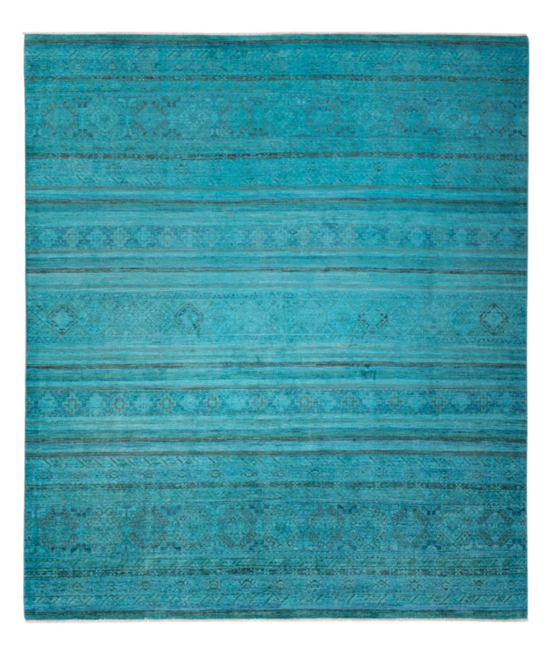 Designer Teppich - 294 x 248 cm - türkis