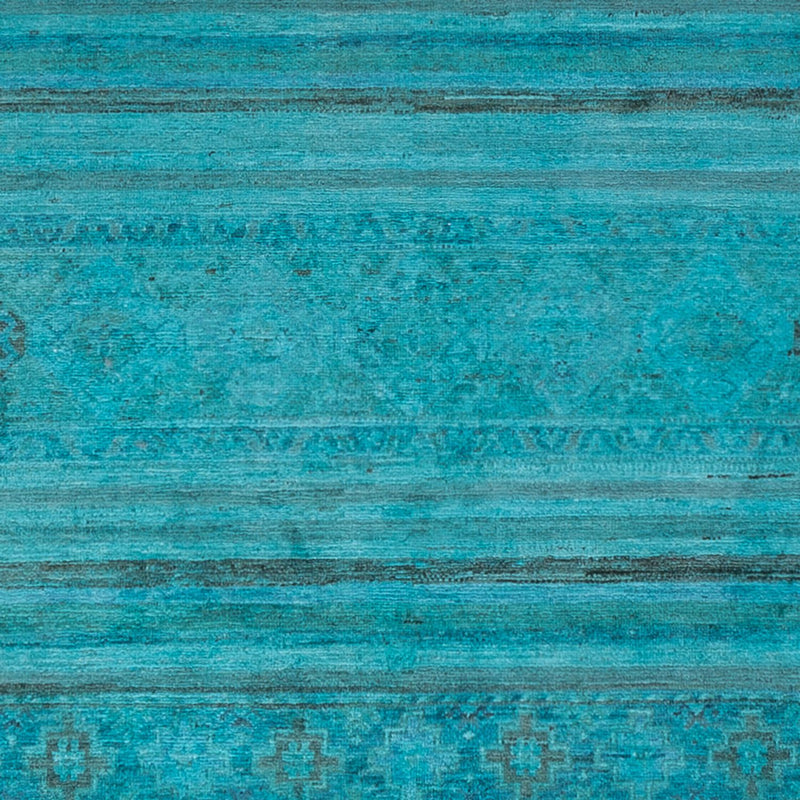 Designer Teppich - 294 x 248 cm - türkis