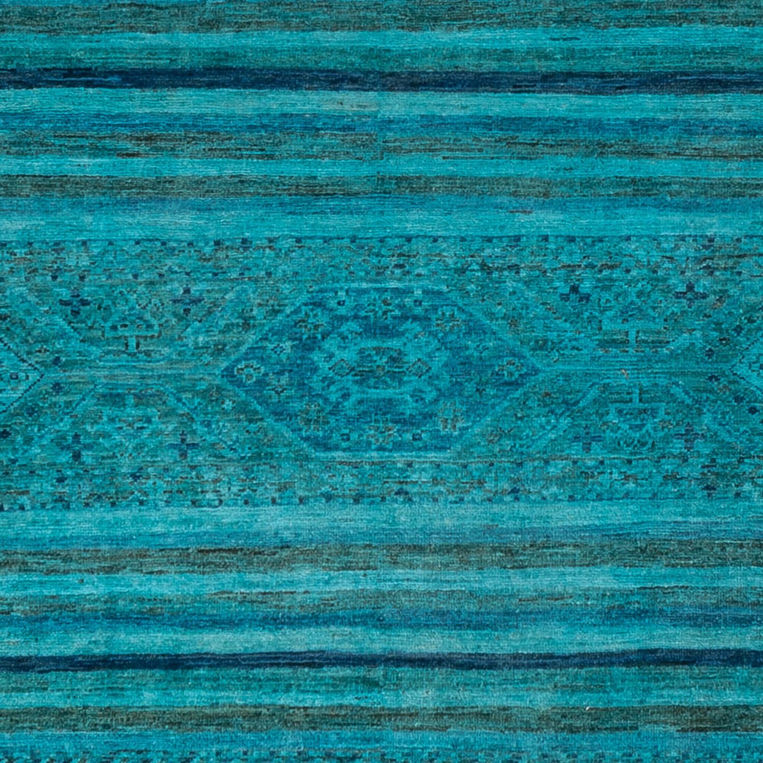 Designer Teppich - 288 x 240 cm - türkis