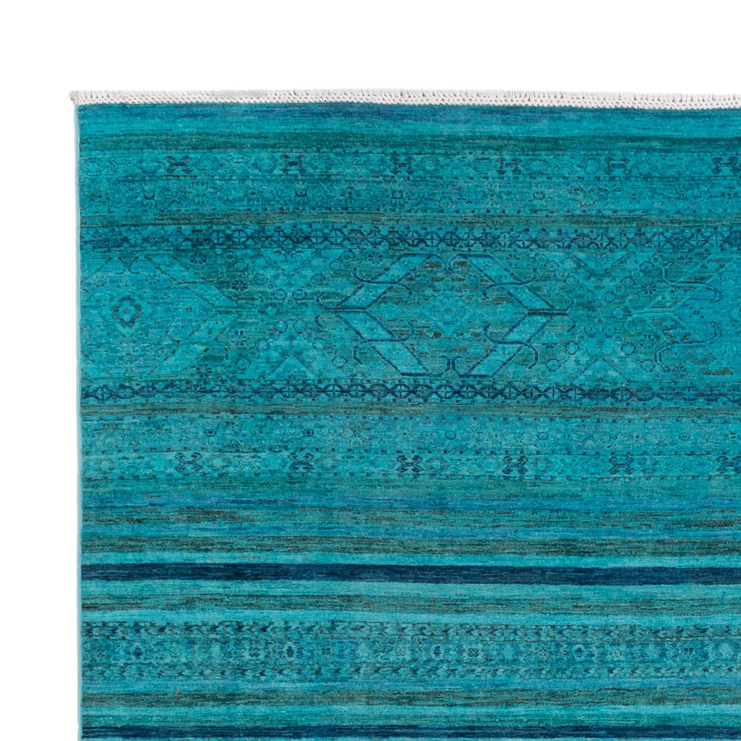 Designer Teppich - 288 x 240 cm - türkis