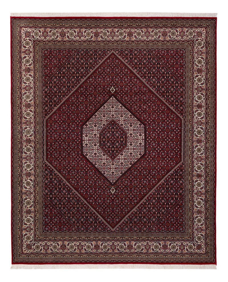 Orientteppich - Bidjar - Indus - 304 x 251 cm - dunkelrot