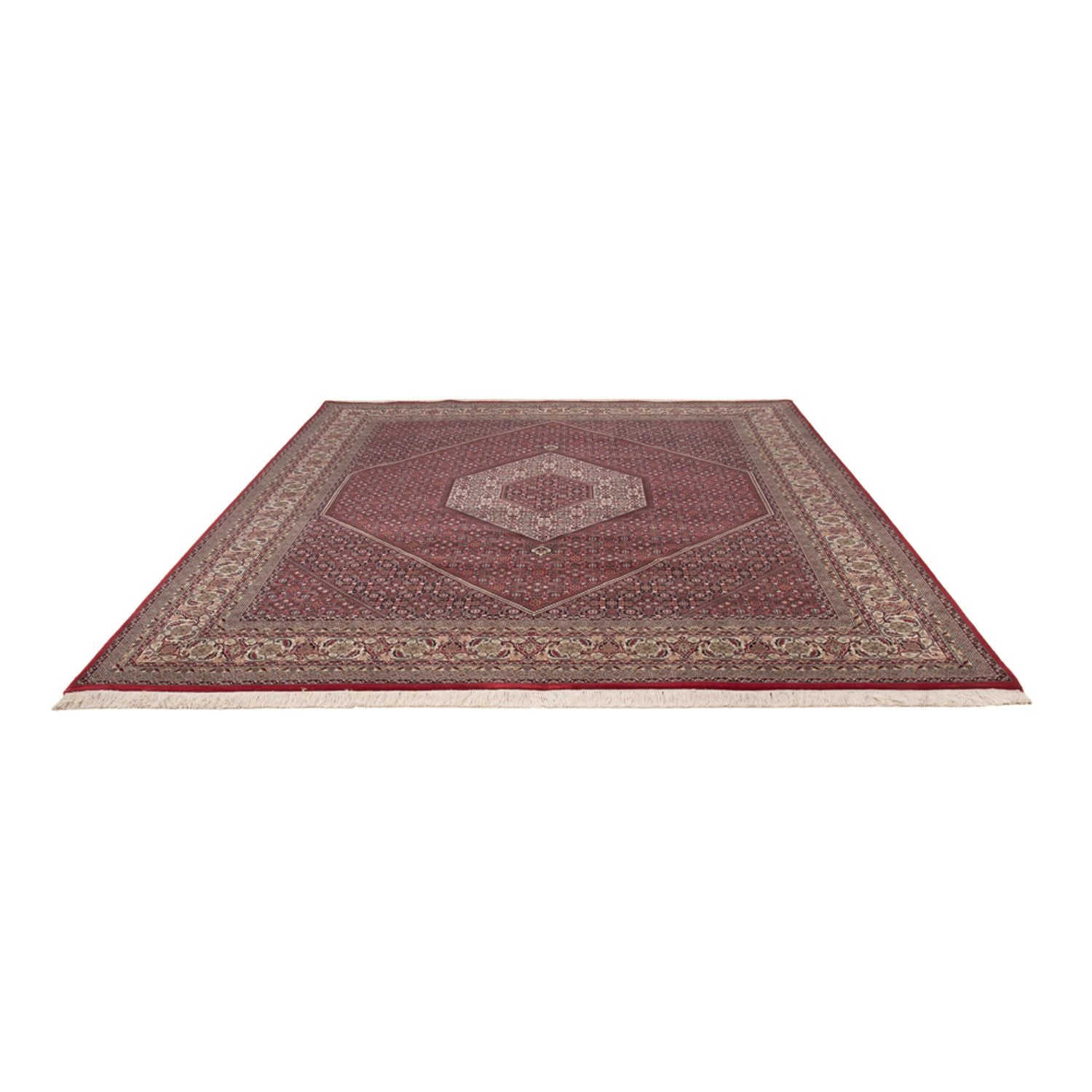 Orientteppich - Bidjar - Indus - 300 x 247 cm - dunkelrot