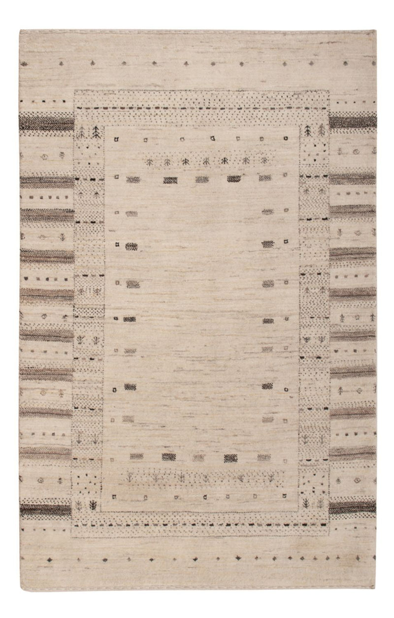Gabbeh Teppich - Loribaft Indus - 152 x 105 cm - creme