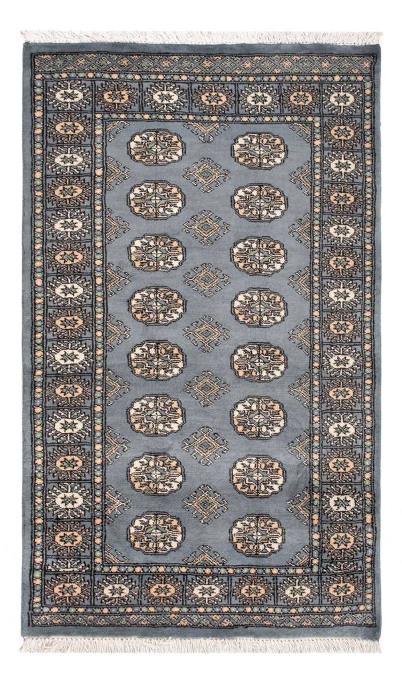 Pakistan Teppich - 160 x 96 cm - hellblau