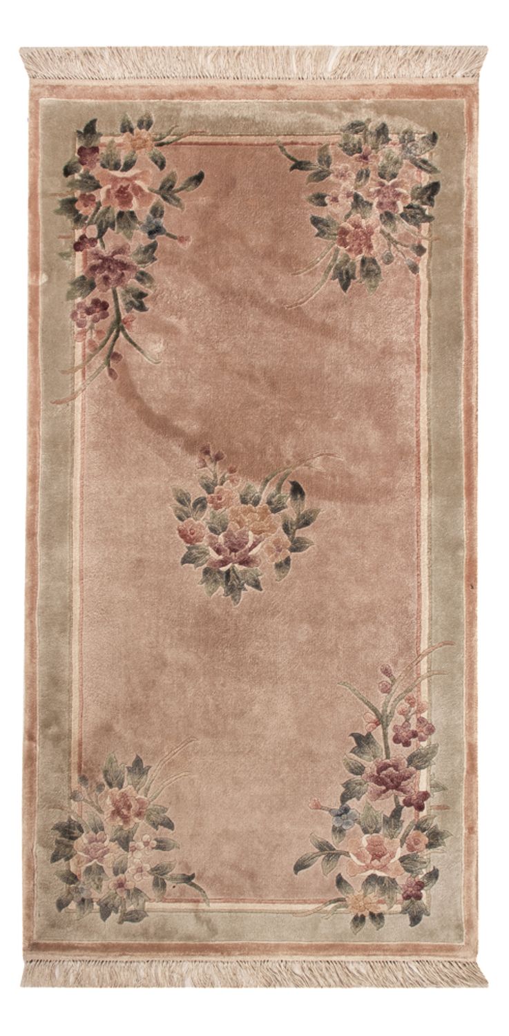 Seidenteppich - China Seide - 135 x 70 cm - beige