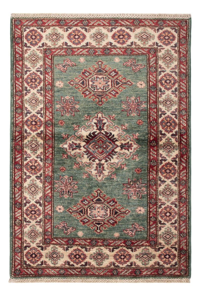 Ziegler Teppich - Kazak - 117 x 85 cm - grün