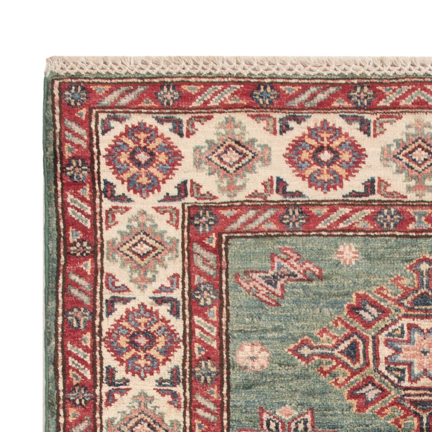 Ziegler Teppich - Kazak - 117 x 85 cm - grün