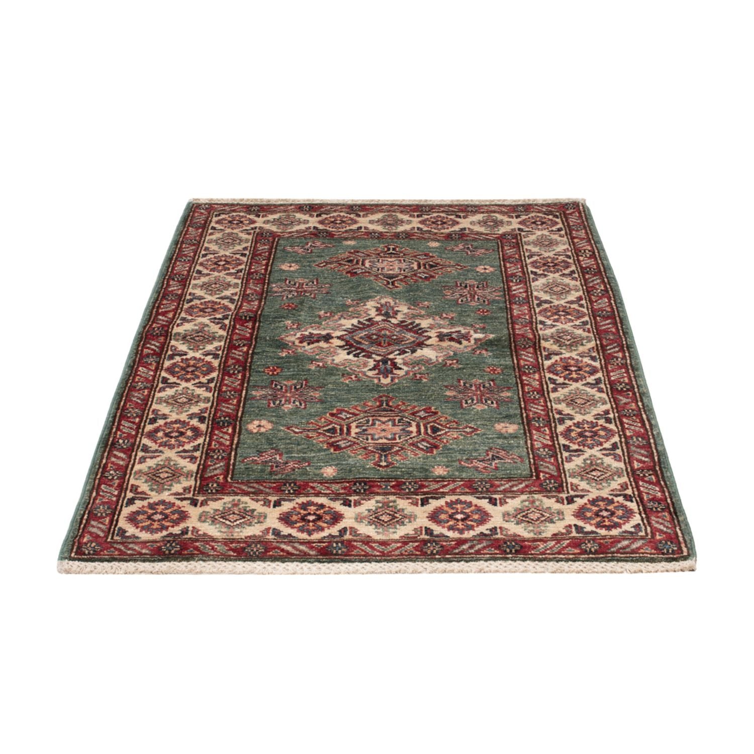 Ziegler Teppich - Kazak - 117 x 85 cm - grün